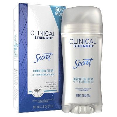 Secret Clinical Strength Completely Clean Invisible Solid Antiperspirant & Deodorant | Target