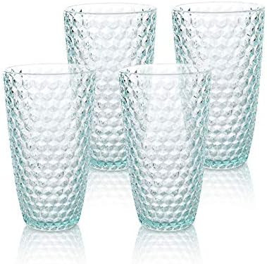 BELLAFORTE - Shatterproof Tritan Tall Tumbler Teal - 19oz, set of 4, Laguna Beach Drinking Glasse... | Amazon (US)