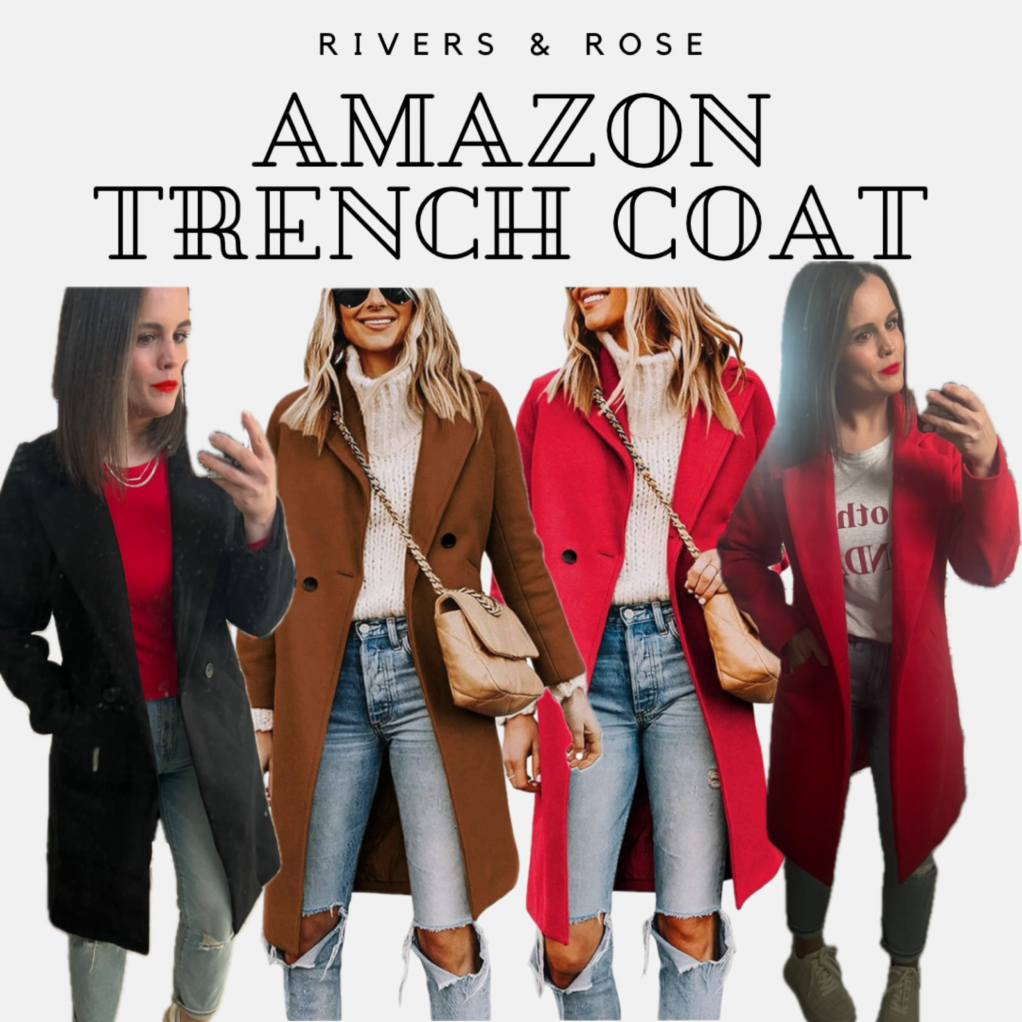 The BEST Amazon trench coats! All seasons can wear the true red, but there is a color for every season here! ❤️

#LTKworkwear #LTKSeasonal #LTKfindsunder100