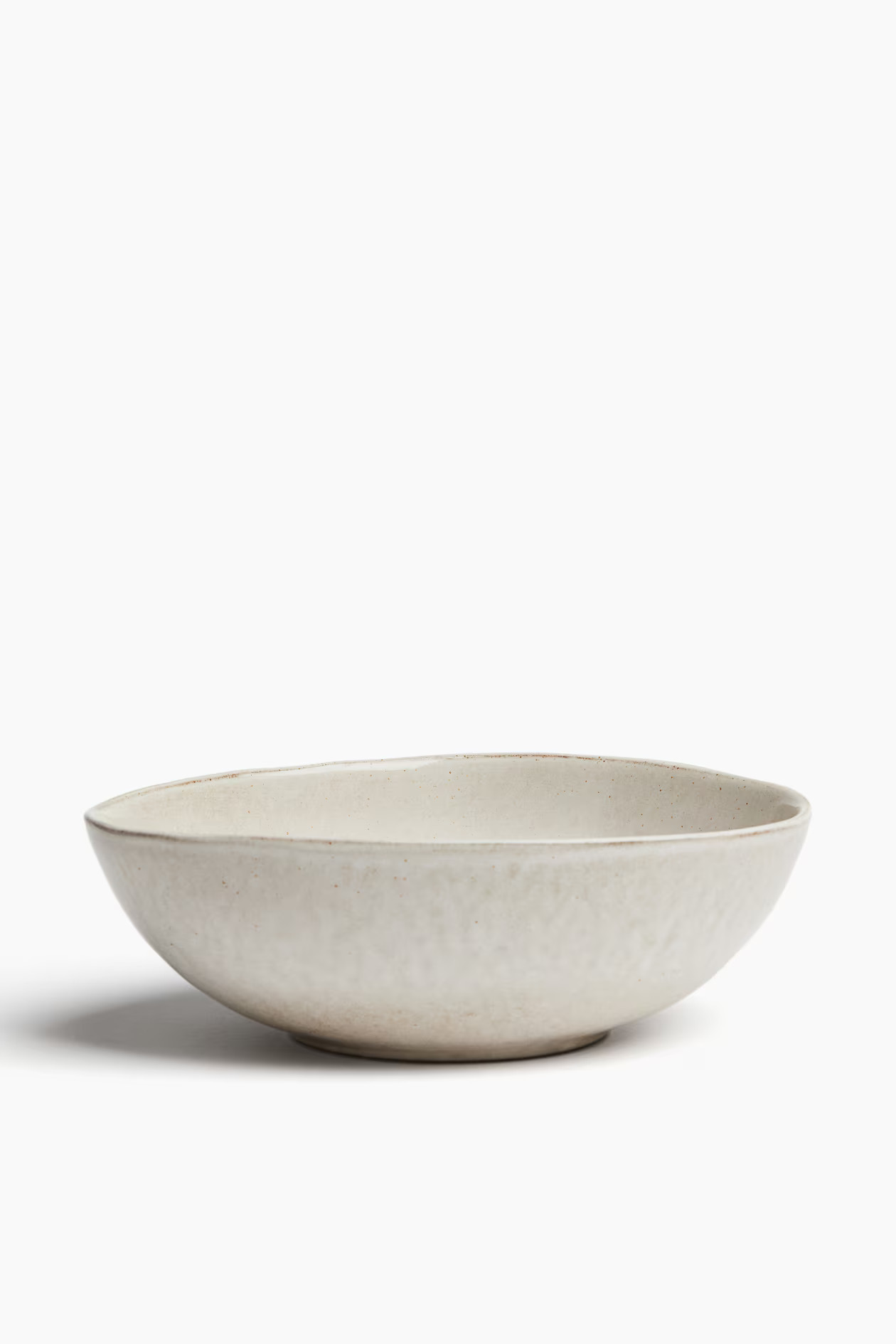 Large Stoneware Serving Bowl - Beige - Home All | H&M US | H&M (US + CA)
