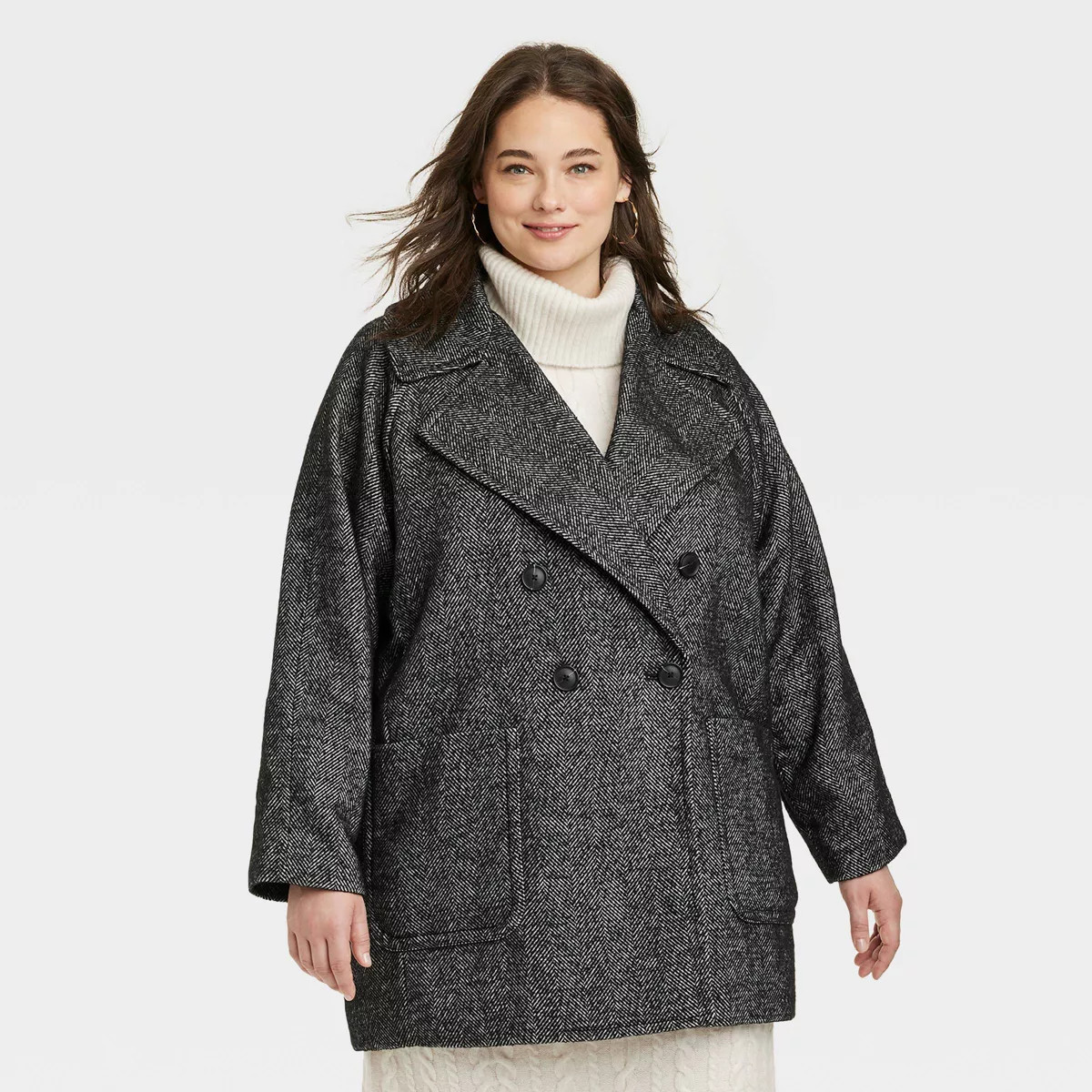 Women's Oversized Essential Faux Jacket - A New Day™ | Target