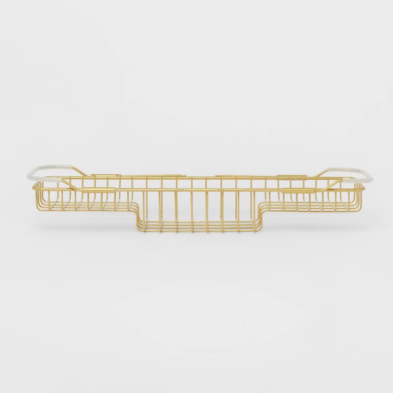 Metal Bathtub Tray Brass - Room Essentials™ | Target