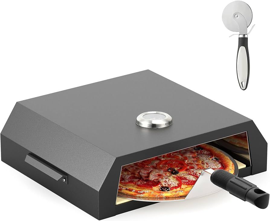 YITAHOME Pizza Oven for Grill, Grill Top Pizza Oven with Pizza Peel & Pizza Cutter, Portable Outd... | Amazon (US)