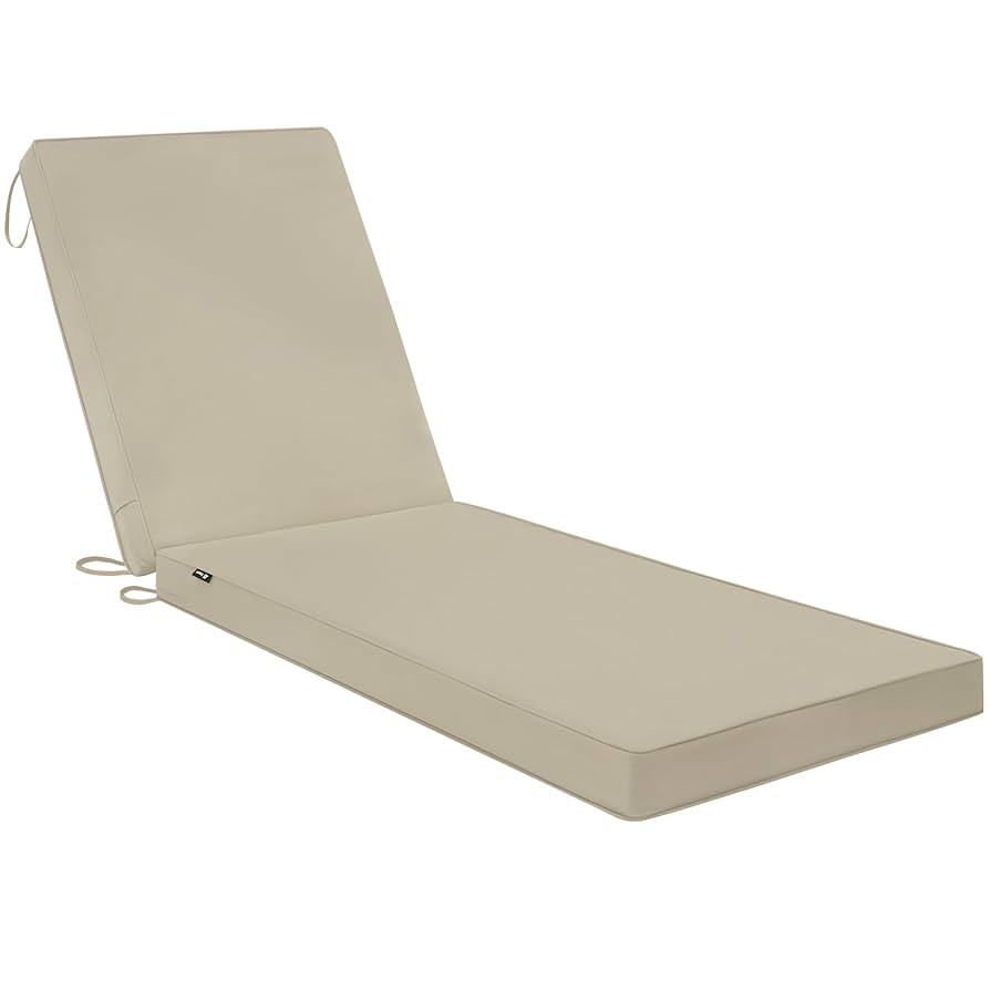 Favoyard Chaise Lounge Cushions Outdoor 72 x 21 x3 Inch Waterproof & 3-Year Fade Resistant Outdoo... | Amazon (US)