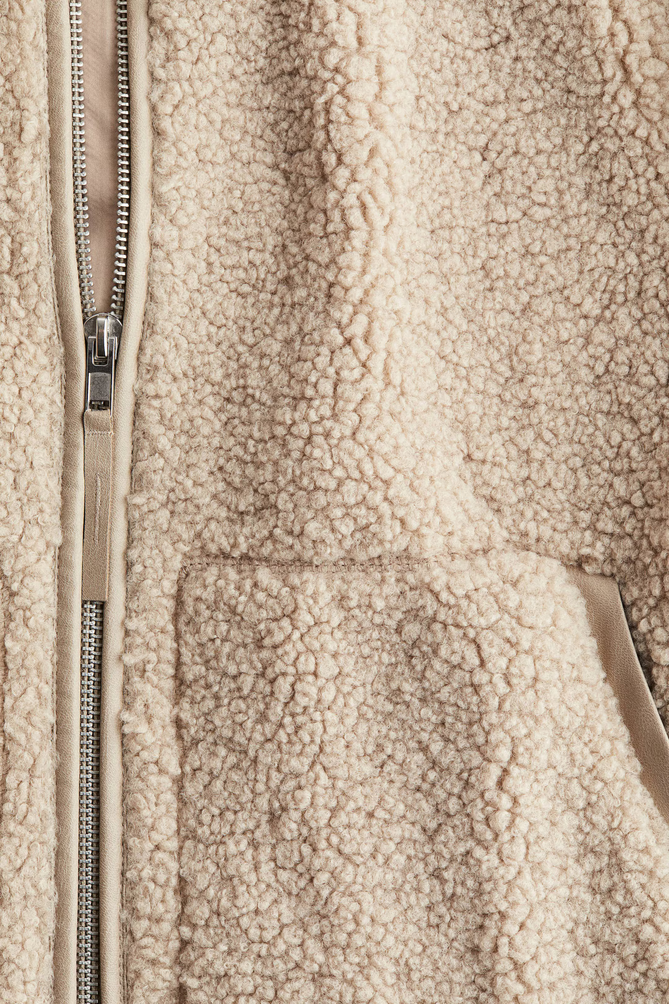 Loose teddy jacket | H&M (UK, MY, IN, SG, PH, TW, HK)