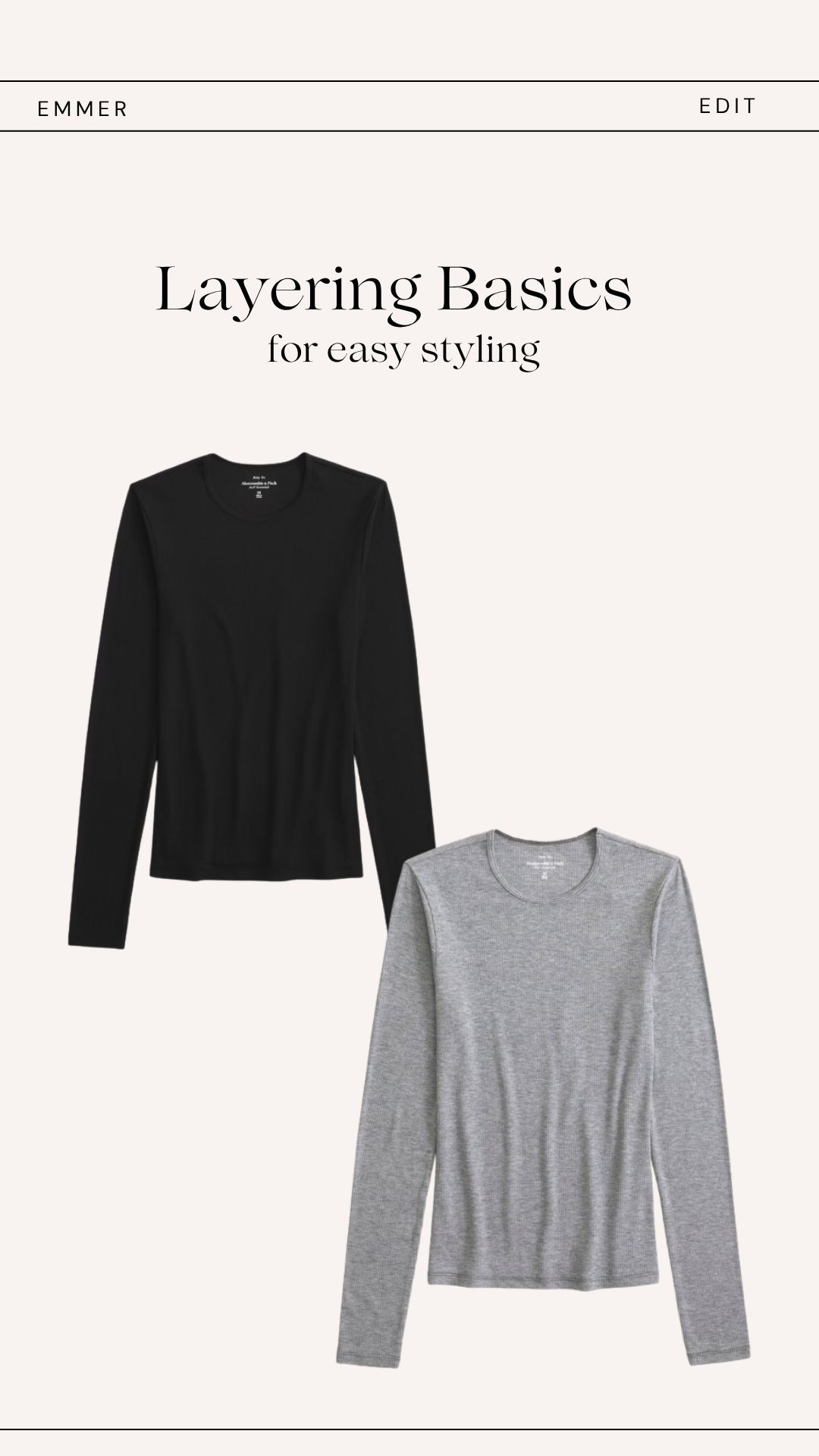 layering tees 

 #LTKSaleAlert #LTKStyleTip
