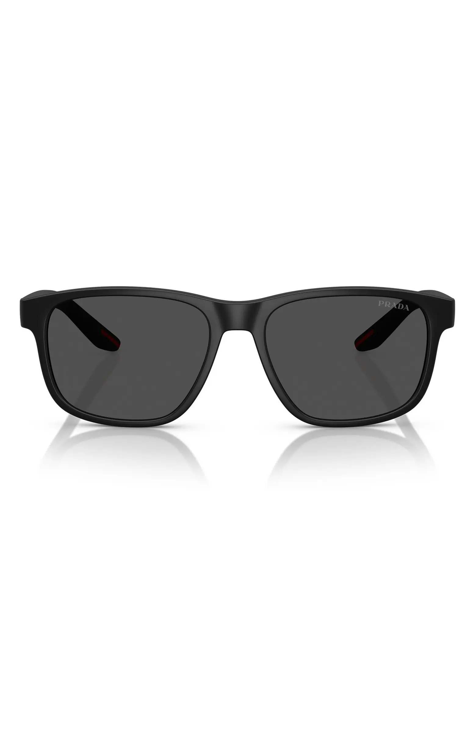 Prada Linea Rossa 56mm Pillow Sunglasses | Nordstrom | Nordstrom