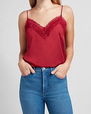 Lace Trim Cami | Express