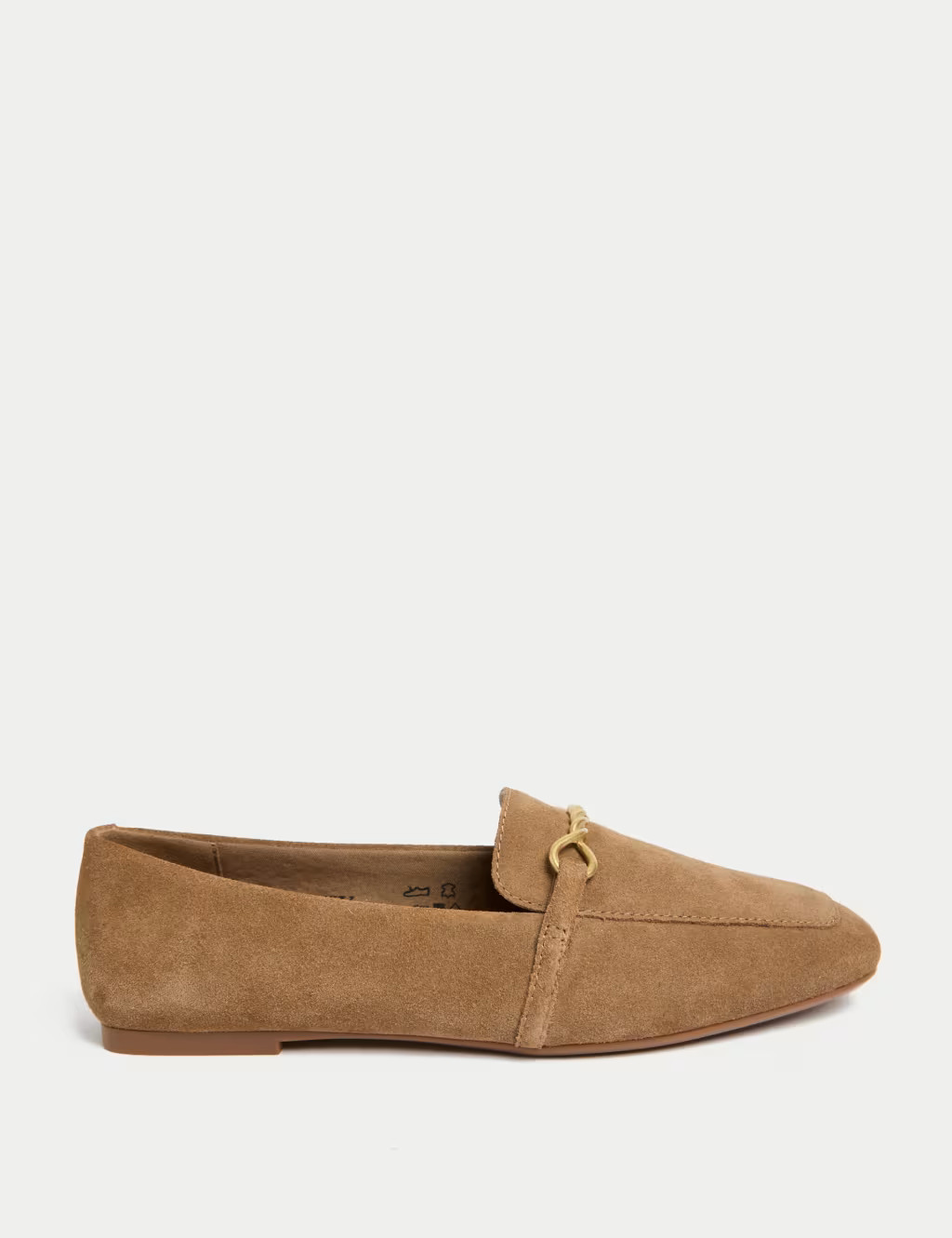 Suede Chain Detail Flat Loafers | Marks & Spencer (UK)