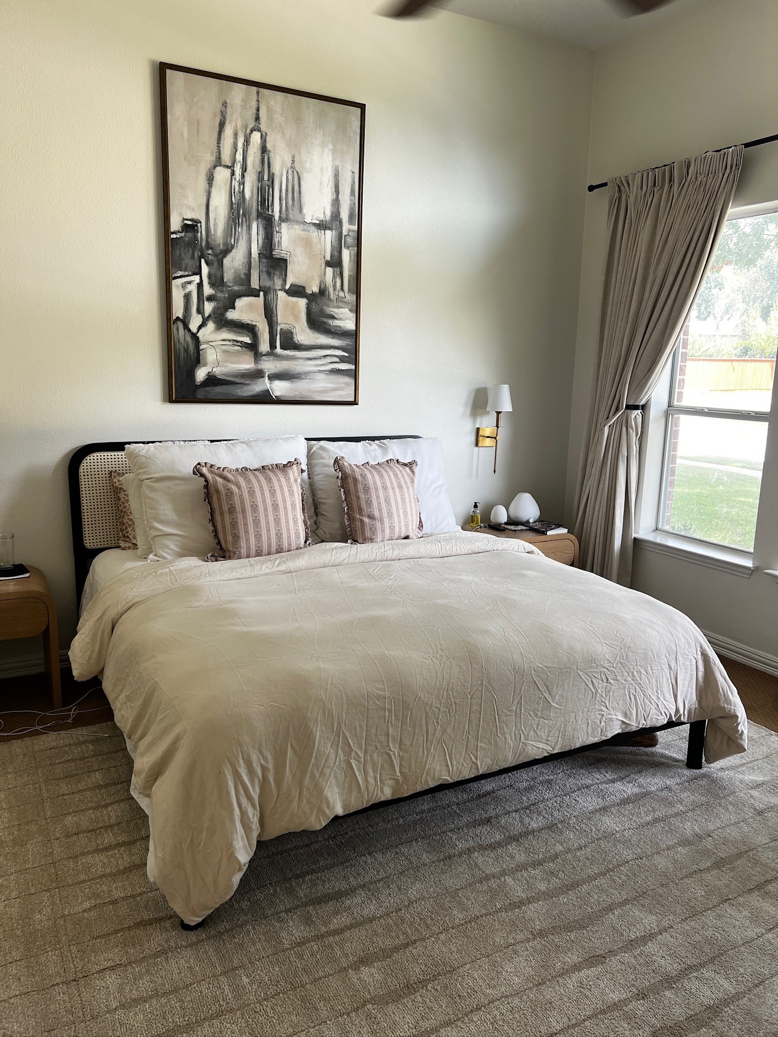 Giving our bedroom a little fall refresh 🍂 Cozy textures, warm tones, and the dreamiest rug + pillows pulling it all together. Loving how Loloi Rugs x Chris Loves Julia instantly transform any space!!#cljxloloi

fall bedroom refresh, fall bedroom decor, bedroom rug, cozy fall bedroom, seasonal bedroom decor, neutral rug, throw pillow styling, fall home decor inspo, layered bedroom look 