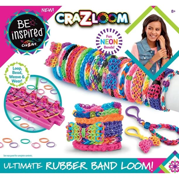 Cra-Z-Art Be Inspired Ultimate Rubber Band Loom, Unisex Ages 8 and up, Holiday Gift for Child - W... | Walmart (US)