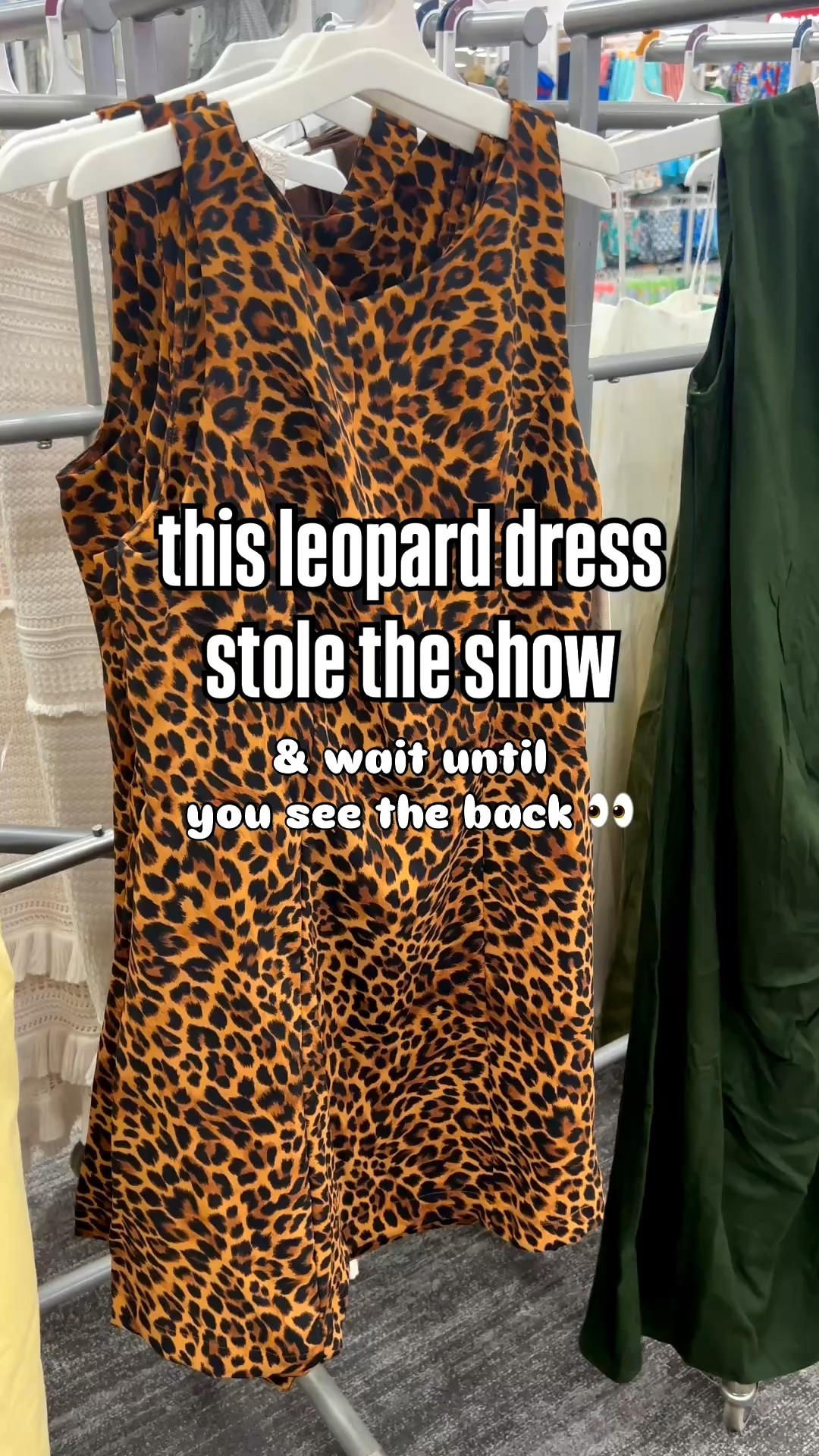 This leopard dress from @Target will steal the show & the back is stunning!

#LTKgrwm #LTKootd #LTKSeasonal