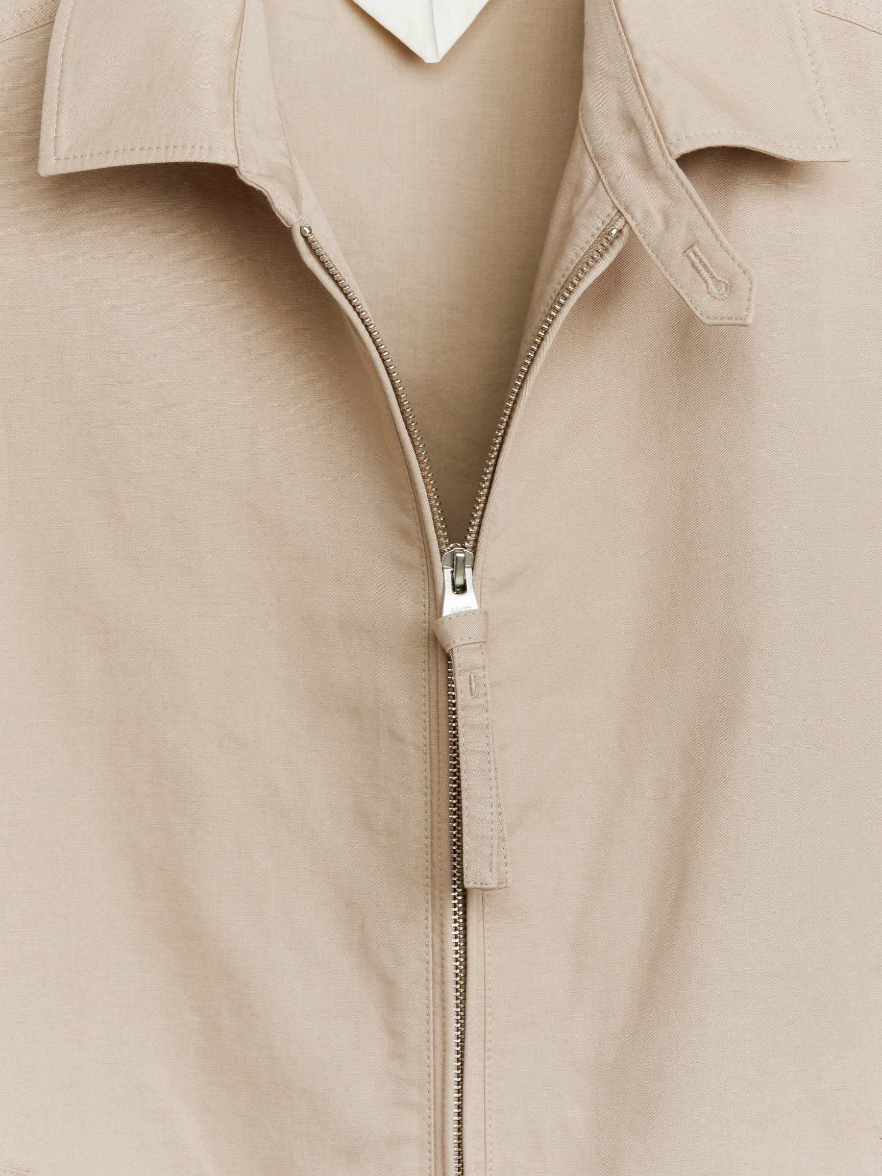 Cotton Linen Blouson – Beige – Men – ARKET GB | Arket UK