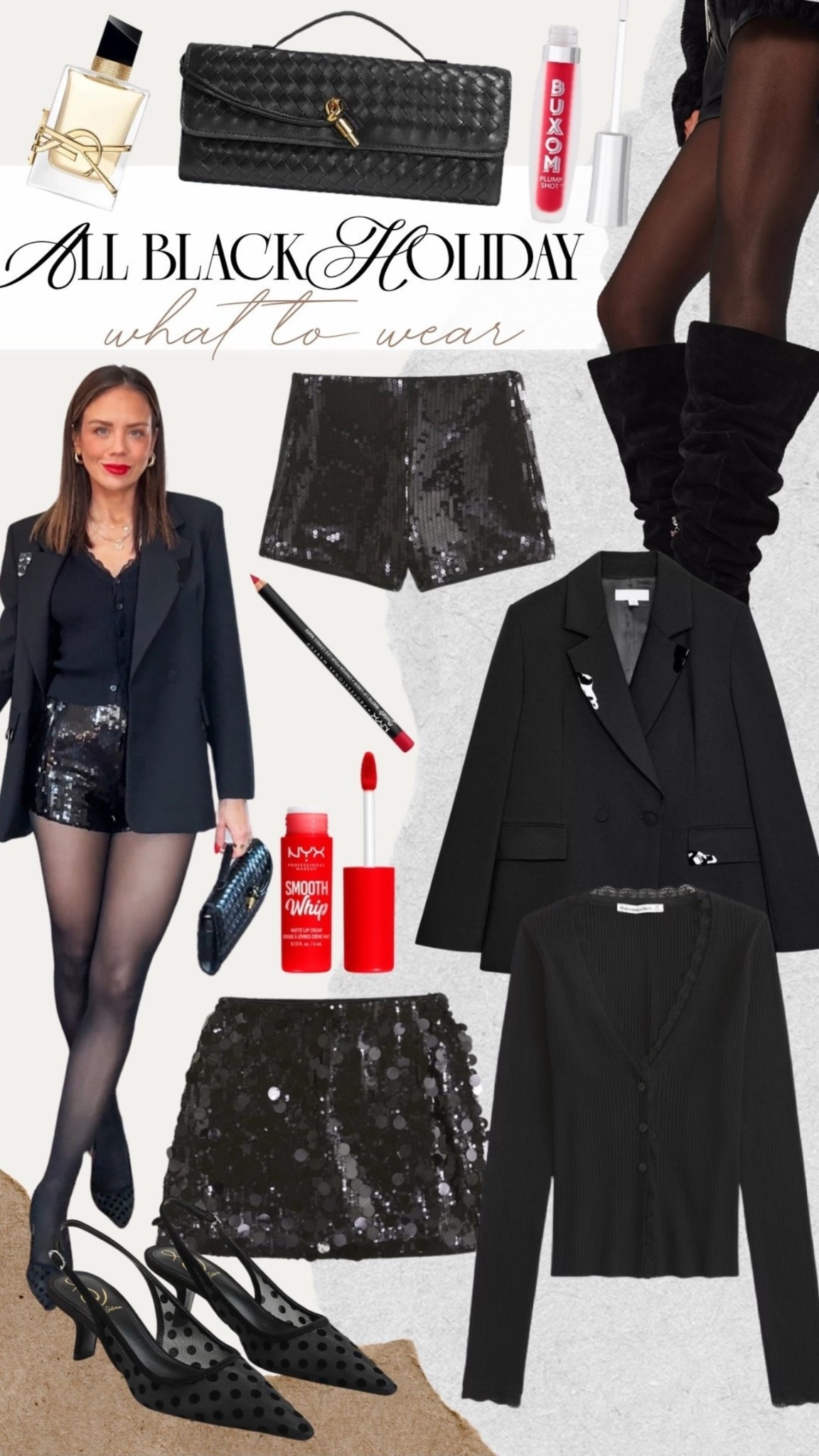 code CYBERAF on the sequins! All black holiday outfit! 

#LTKHoliday #LTKCyberWeek #LTKSaleAlert