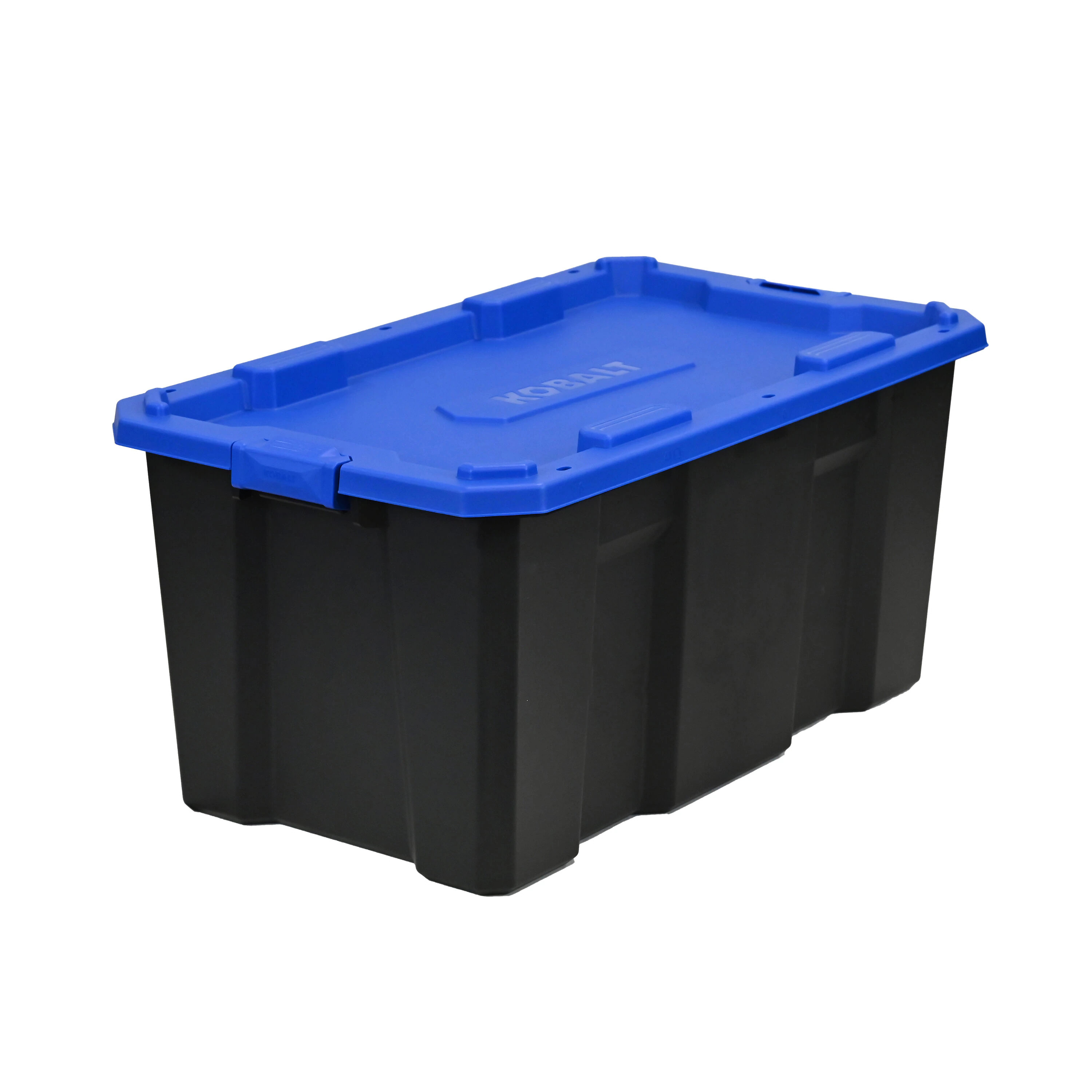 Kobalt X-large 40 -Gallons ( 160 -Quarts ) Black Heavy Duty Stackable Tote with Latching Lid | 60... | Lowe's
