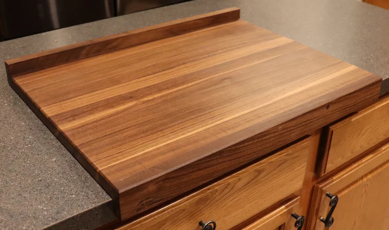 Handmade American Black Walnut Hardwood Pastry, Dough, Pasta, Noodle & Stolnica Board for Dough K... | Etsy (US)