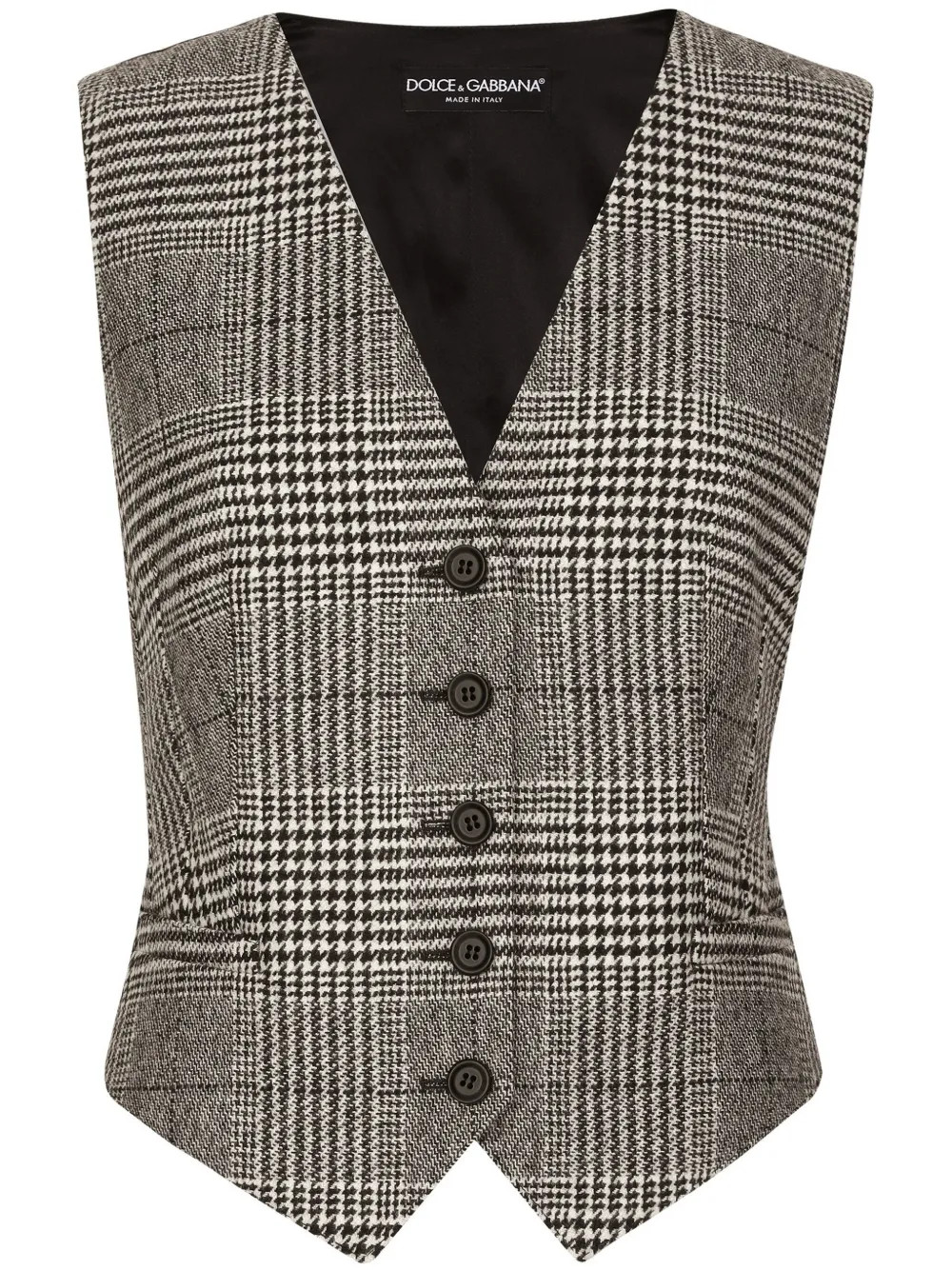 Dolce & Gabbana Tartan Waistcoat - Farfetch | Farfetch Global