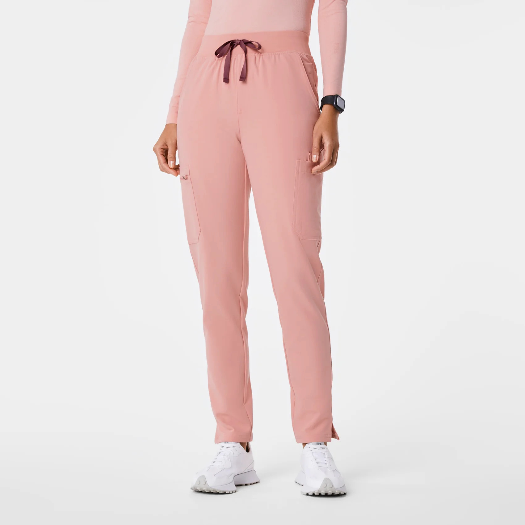 Women’s High Waisted Yola Skinny Scrub Pants™ - Pink Sand · FIGS | FIGS