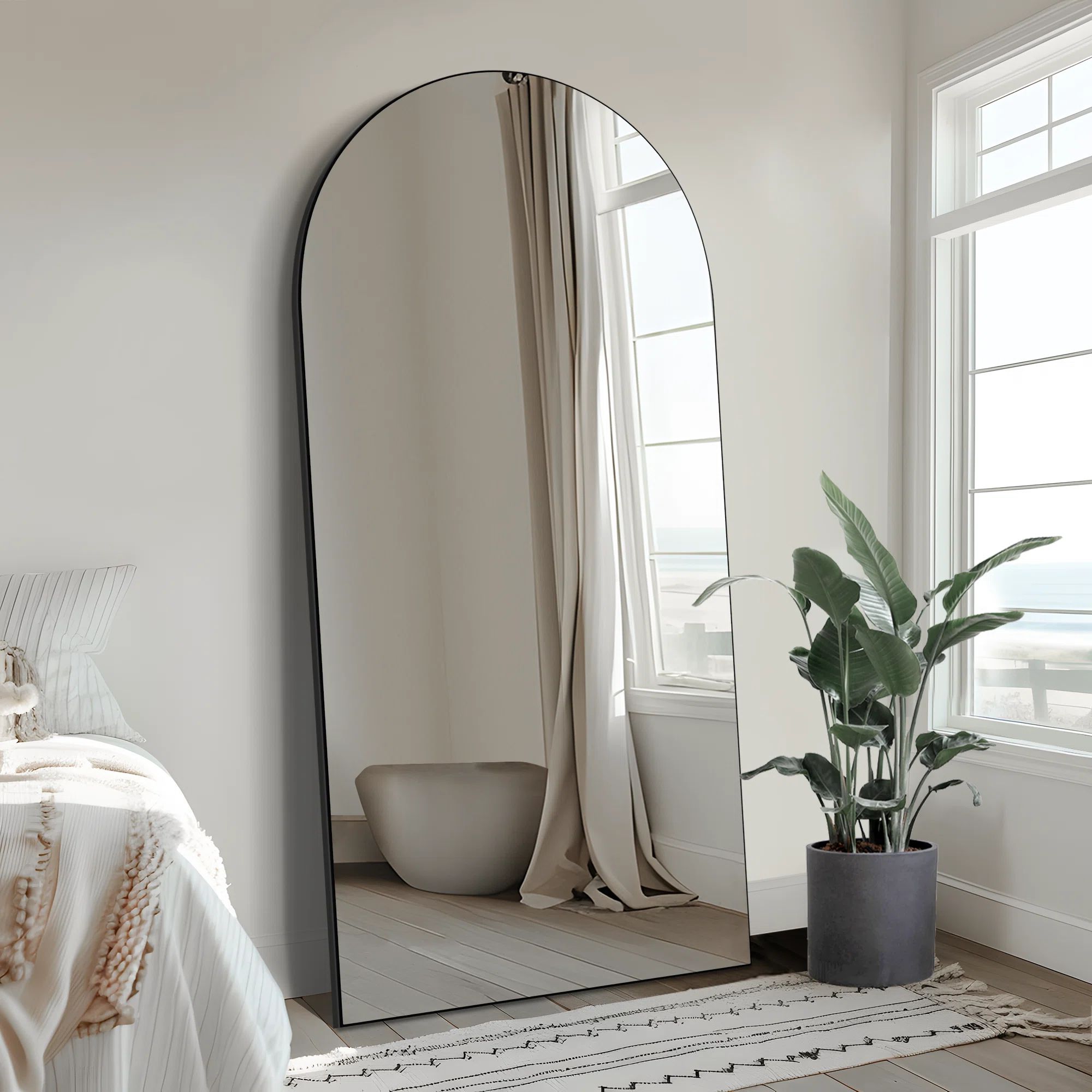 Ivy Bronx Loebel Arch Mirror & Reviews | Wayfair | Wayfair North America