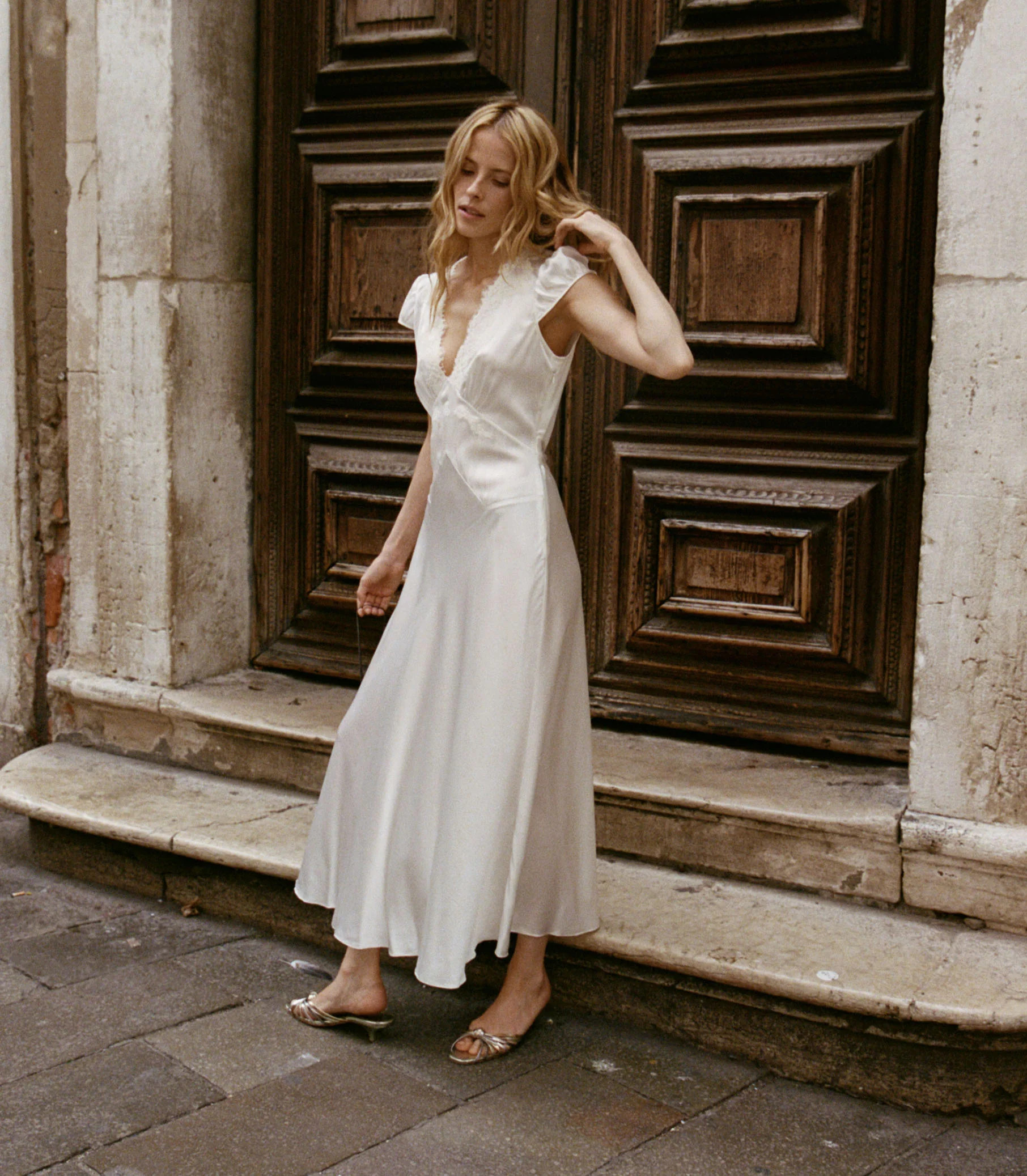 Coraline Dress - Salt | DÔEN | DOEN