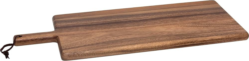 Lipper International Acacia Wood Kitchen Cutting and Serving Board, 21-1/2" x 8-3/4" x 3/4" | Amazon (US)