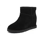 UGG Women's Classic Femme Mini Boot, Black, 5 | Amazon (US)