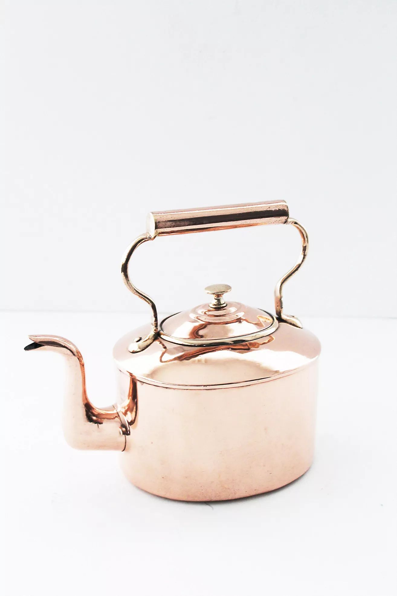 Coppermill Kitchen Vintage English Oval Tea Kettle, C.1880 | Anthropologie (US)