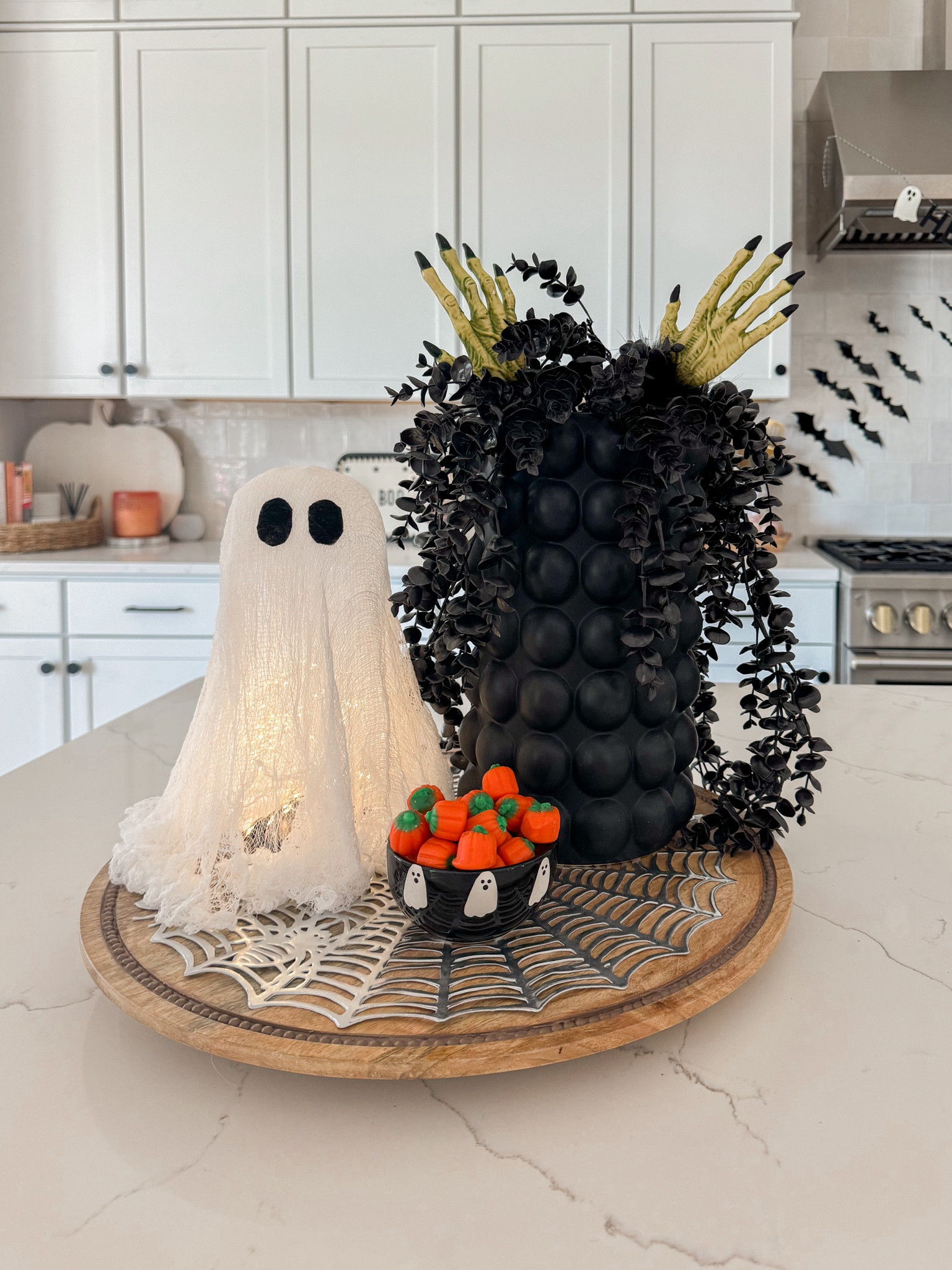 Halloween kitchen island decor! 

#LTKHome #LTKSeasonal #LTKHalloween