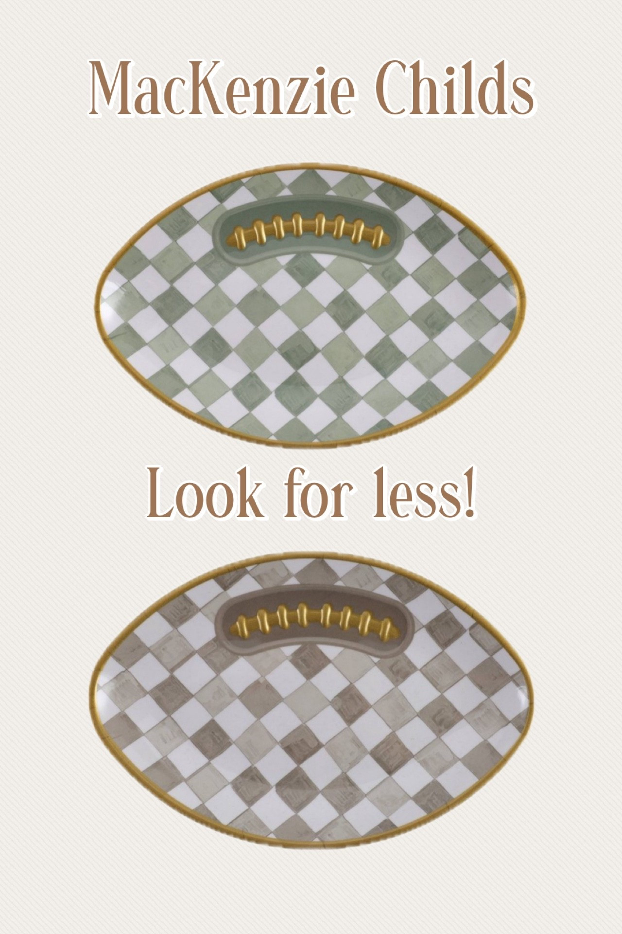 Football season? I got you!

This adorable MacKenzie Childs inspired serving plate is only $9.99! 

#LTKHome #LTKSeasonal #LTKFindsUnder50