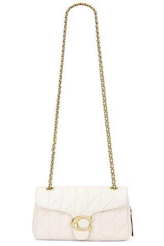 Coach Quilted Tabby Shoulder Bag in Chalk from Revolve.com | Revolve Clothing (Global)