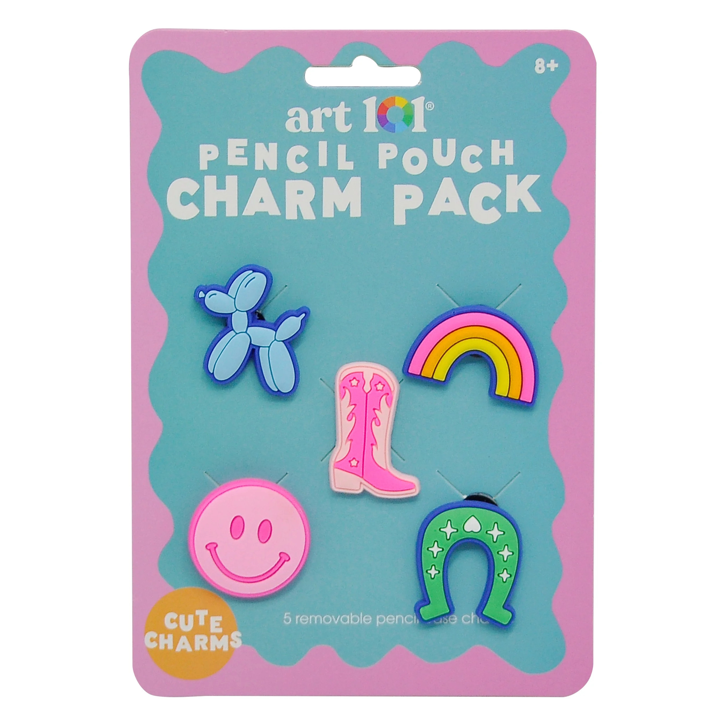 Art 101 Cute Charm 5-Pack for Pencil Pouches - Walmart.com | Walmart (US)