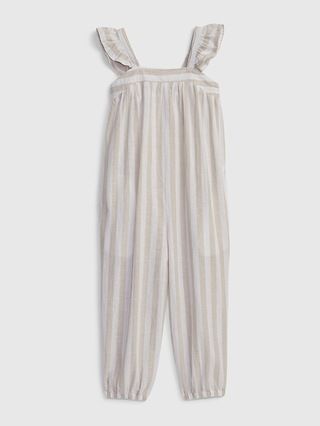 Toddler Linen-Cotton Bubble Jumpsuit | Gap (US)