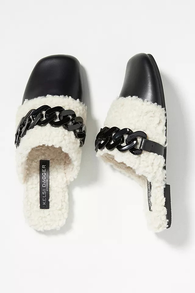Kelsi Dagger Brooklyn Washer Faux Fur-Lined Mules | Anthropologie (US)