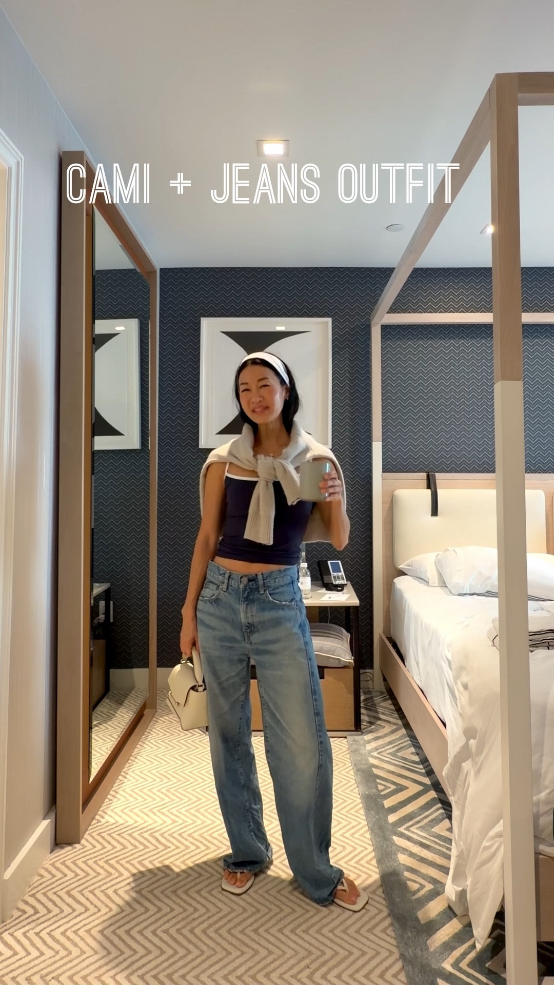 My favorite pair of jeans and a cami tank for spring. Throw on a cashmere sweater over the shoulders and pair with comfy sandals. 

#LTKPetite #LTKgrwm #LTKootd