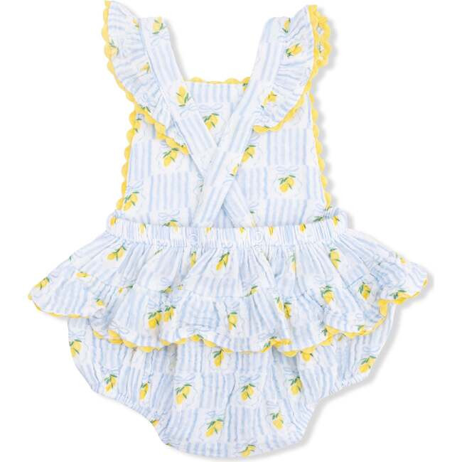 Lovely Lemons, Ric Rac Ruffle Sunsuit | Maisonette