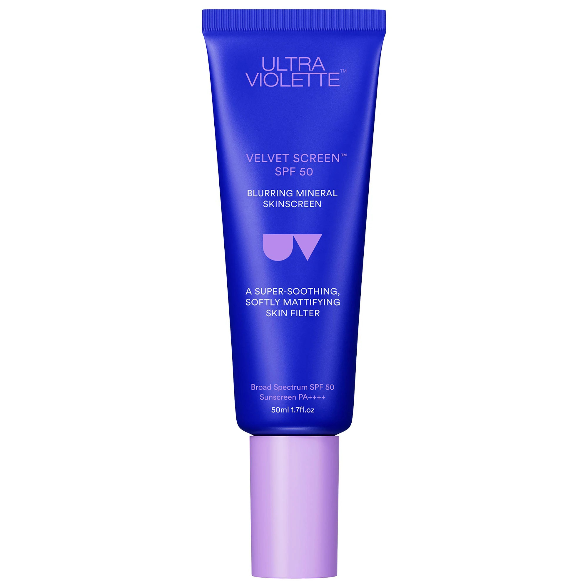 Ultra Violette Velvet Screen SPF 50 Mattifying Mineral Fragrance Free Facial Sunscreen 1.76 oz / 50 mL | Sephora (US)