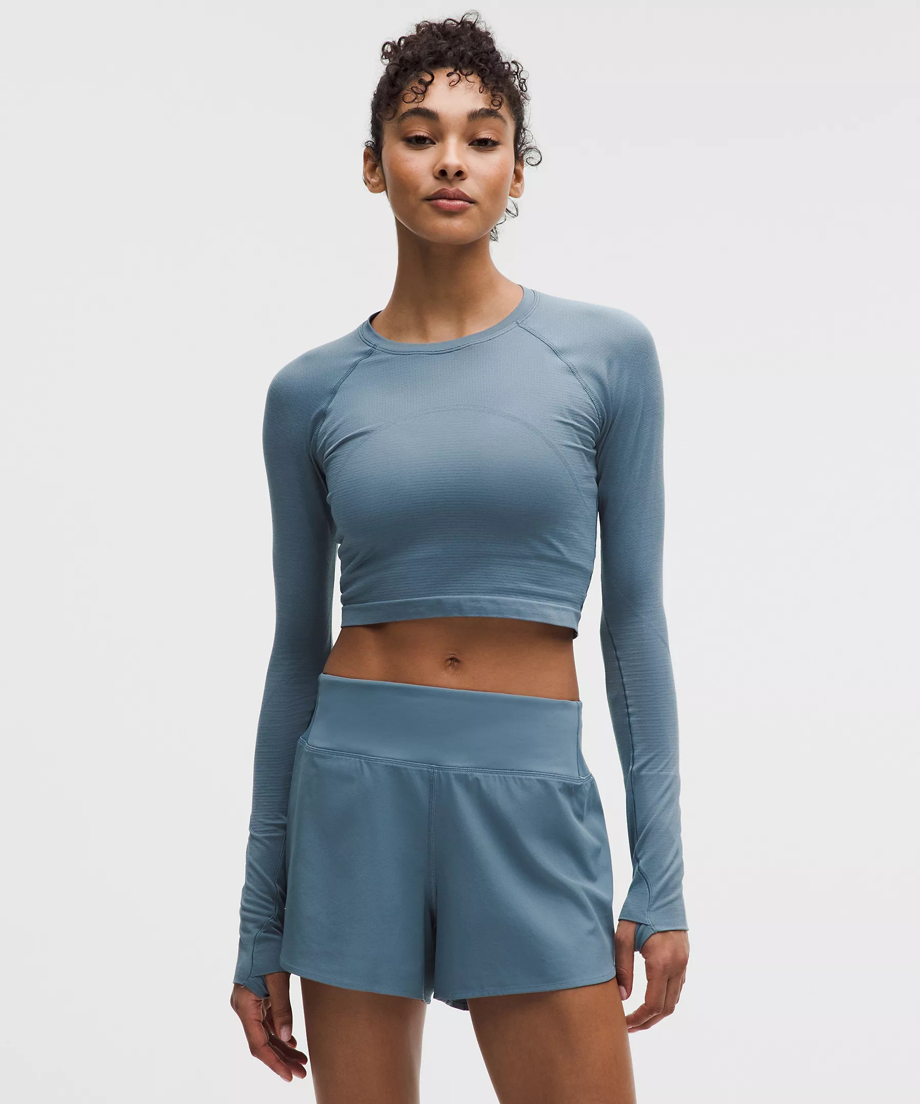 Swiftly Tech Cropped Long-Sleeve Shirt 2.0 | Lululemon (US)