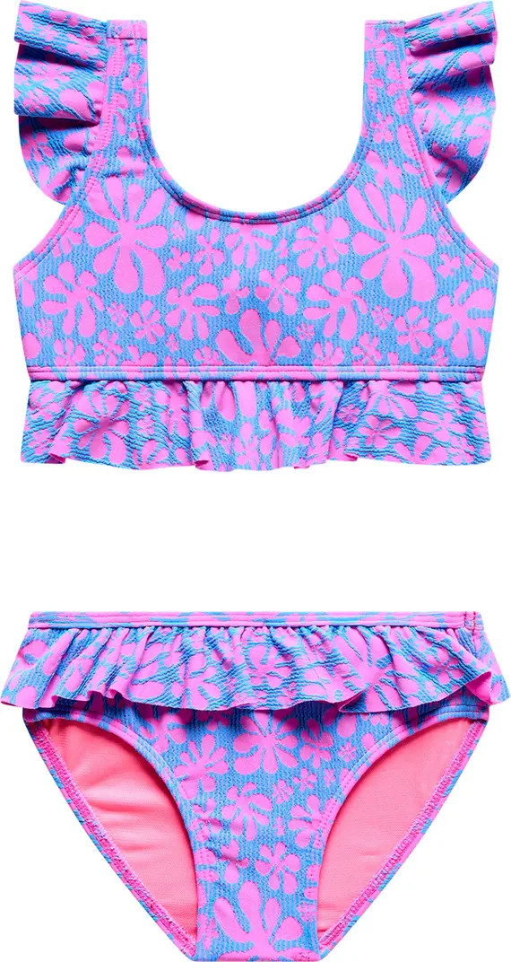 Flower Power Ruffle Two-Piece Swimsuit | Nordstrom