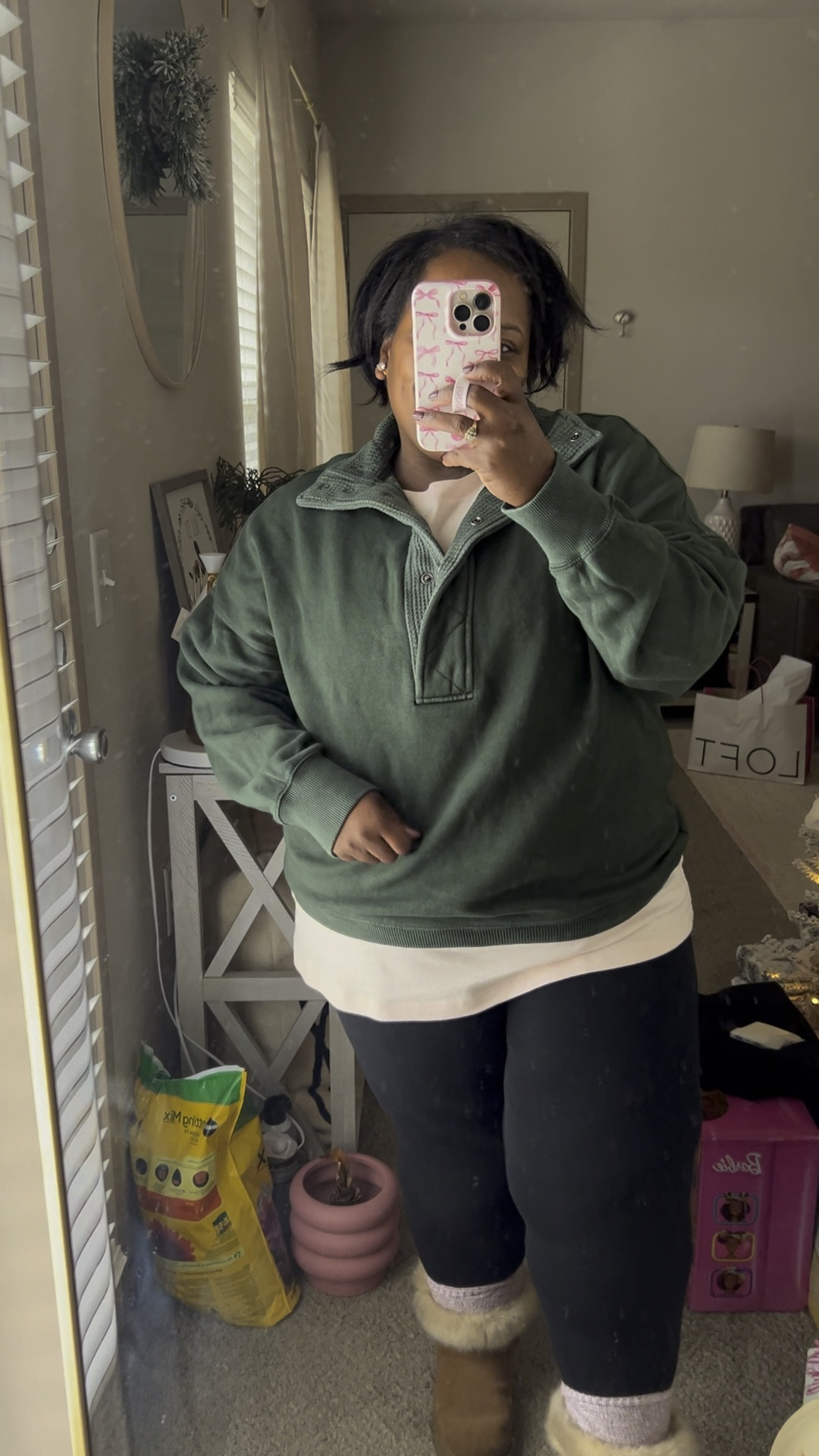 My Holiday uniform this week 😂💀😮‍💨 I’m comfy and cozy though! 

#LTKWatchNow #LTKSaleAlert #LTKCyberWeek