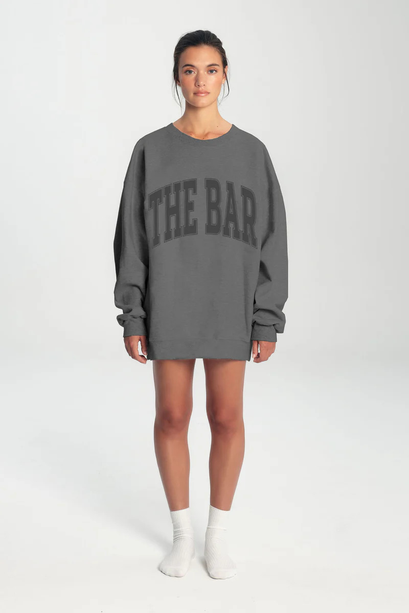 VARSITY SWEATSHIRT SLATE GREY | The Bar