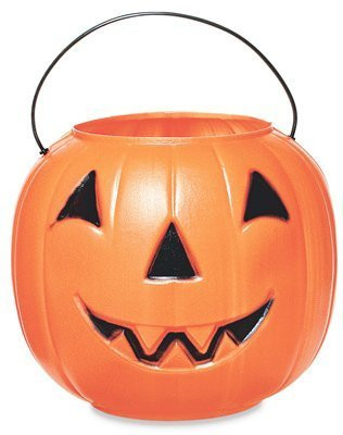 Halloween Pumpkin Jack O' Lantern Candy Bucket (Orange) | Amazon (US)