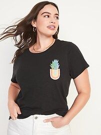 Short-Sleeve EveryWear Graphic T-Shirt for Women | Old Navy (US)