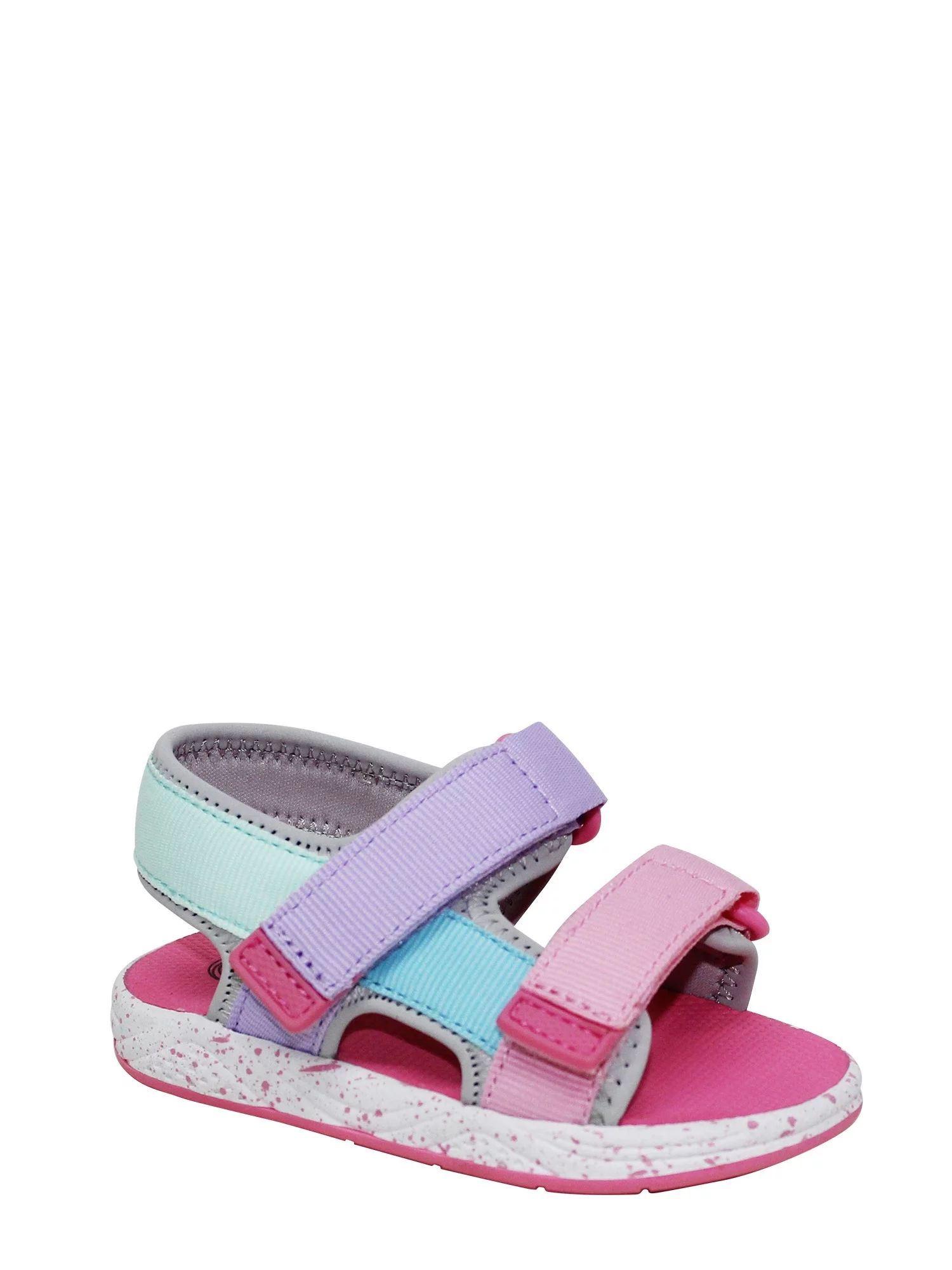 Wonder Nation Colorblock Sport Sandal (Infant Girls) | Walmart (US)