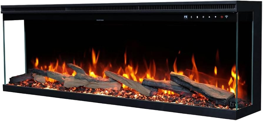 Touchstone Sideline Infinity Pro - Smart 50" Three-Sided Electric Fireplace - WiFi-Enabled - 8004... | Amazon (US)