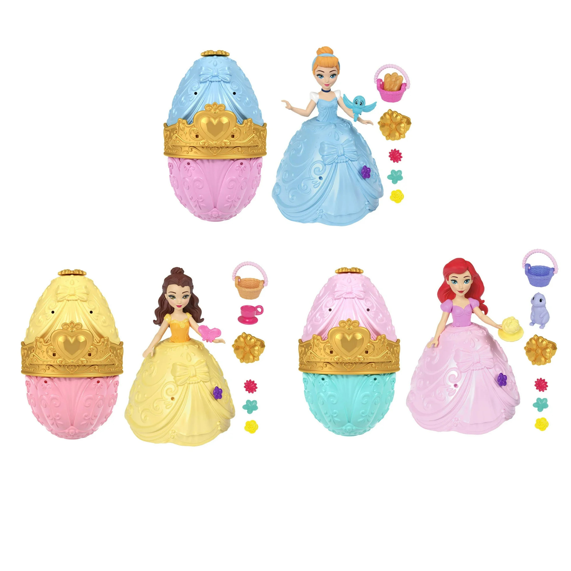 Disney Princess Easter Egg Surprise with 1 Small Doll, 2 Skirts & 10 Accessories (Styles May Vary... | Walmart (US)