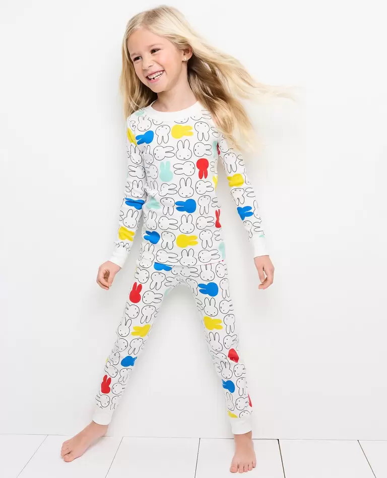 Miffy Print Long John Pajama Set | Hanna Andersson