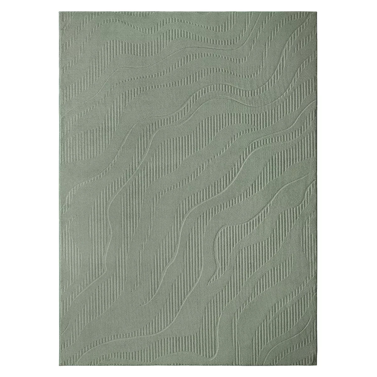 TOWN & COUNTRY EVERYDAY Lane Painterly Wave, Machine Washable Area Rug with Non-Slip Backing | Target