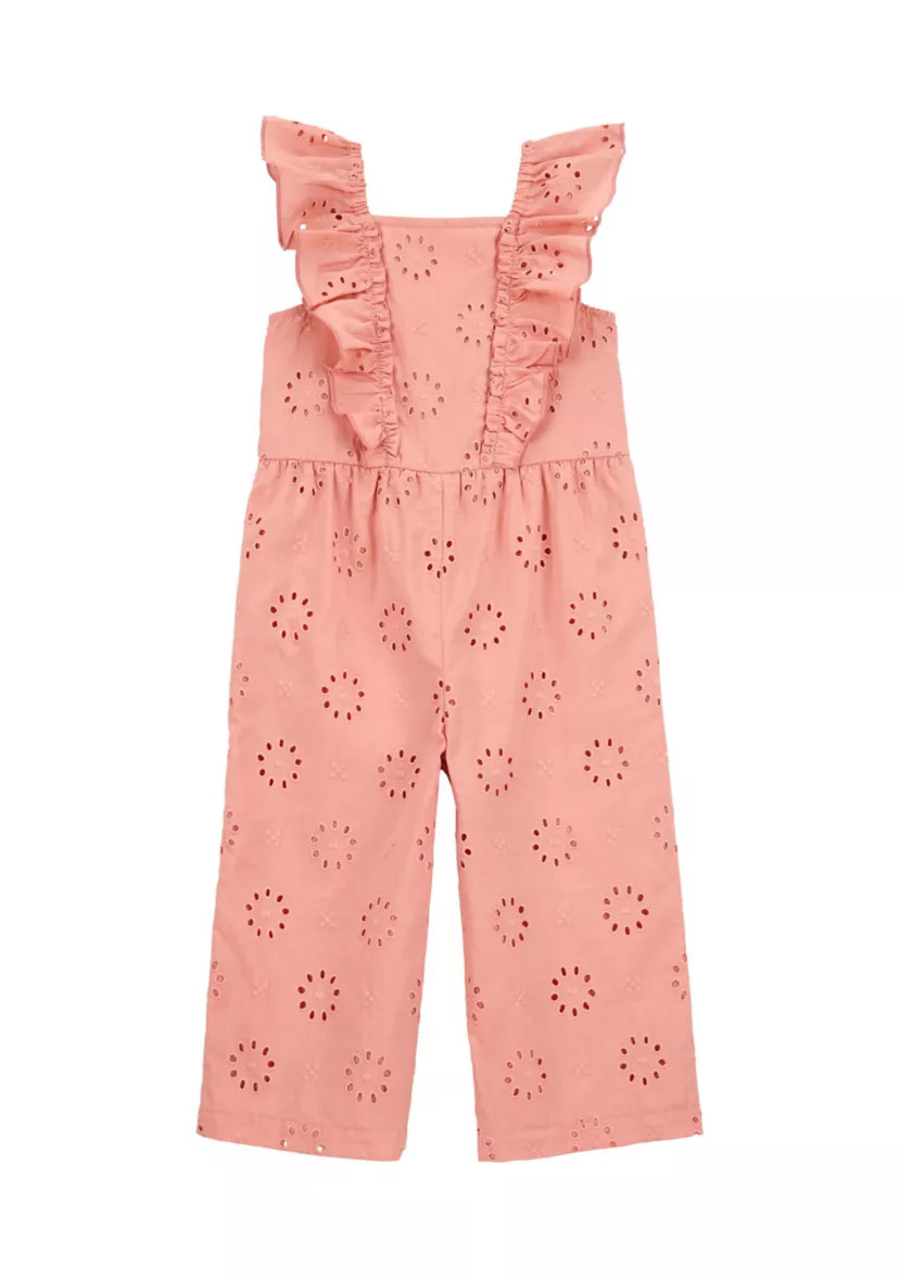 Toddler Girls Eyelet Jumpsuit | Belk