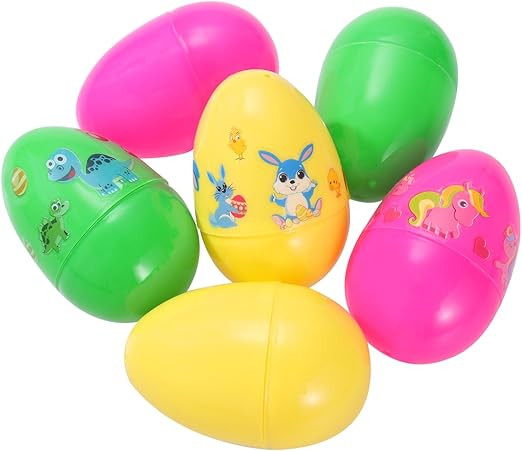 Prefilled Easter Eggs for Kids with Bunnies Dinosaur Unicorn Stickers Easter Basket Stuffers Fill... | Amazon (US)