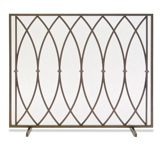 Addison Fireplace Single Panel Screen | Pottery Barn (US)